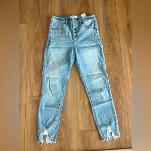 Abercrombie & fitch, size 30/10r, light wash jeans